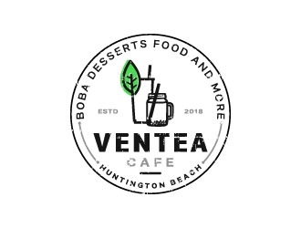 Ventea Cafe logo design by DesignPal