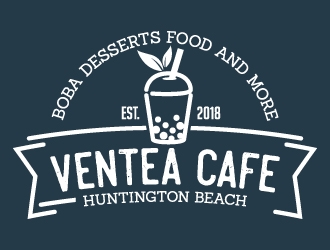 Ventea Cafe logo design by jaize