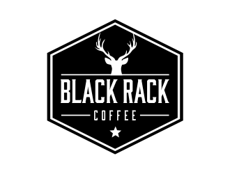 Black Rack Coffee  logo design by Girly