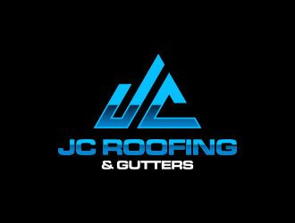 JC Roofing & Gutters logo design by haidar