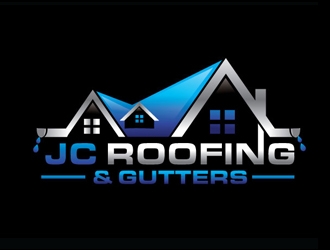 JC Roofing & Gutters logo design by shere
