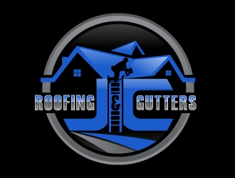 JC Roofing & Gutters logo design by Suvendu