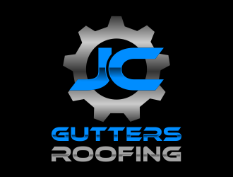 JC Roofing & Gutters logo design by MUNAROH