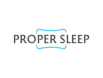 Proper Sleep logo design by thegoldensmaug