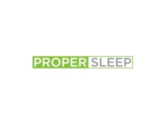 Proper Sleep logo design by bricton