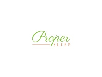 Proper Sleep logo design by bricton