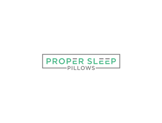 Proper Sleep logo design by johana