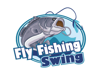Fly Fishing Swing logo design by yaya2a