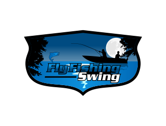 Fly Fishing Swing logo design by Kruger
