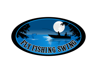 Fly Fishing Swing logo design by Kruger