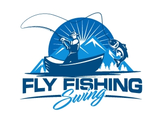 Fly Fishing Swing logo design by J0s3Ph