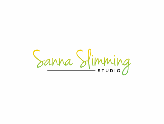 Sanna Slimming Studio logo design by haidar