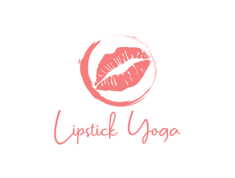 Lipstick Yoga logo design by Akli