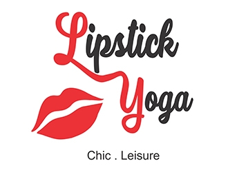 Lipstick Yoga logo design by ManishKoli