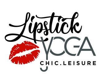 Lipstick Yoga logo design by CreativeMania