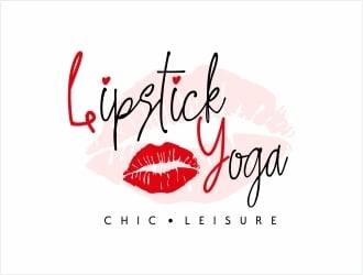 Lipstick Yoga logo design by Shabbir