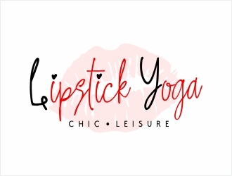 Lipstick Yoga logo design by Shabbir