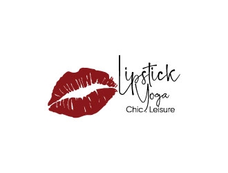 Lipstick Yoga logo design by Erasedink