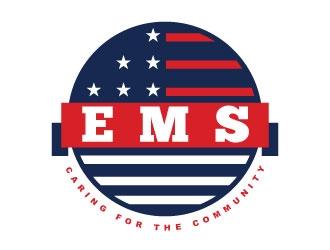 EMS: Caring For The Community logo design by Suvendu