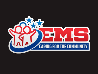 EMS: Caring For The Community logo design by YONK