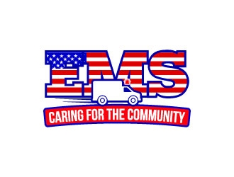 EMS: Caring For The Community logo design by uttam