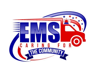 EMS: Caring For The Community logo design by uttam