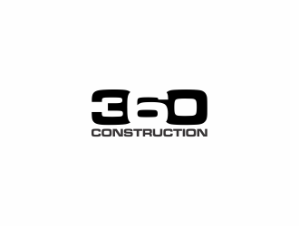 360 CONSTRUCTION logo design by haidar