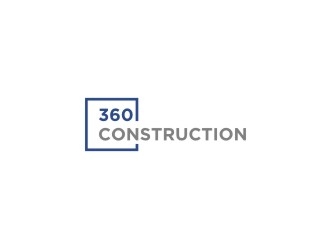 360 CONSTRUCTION logo design by bricton