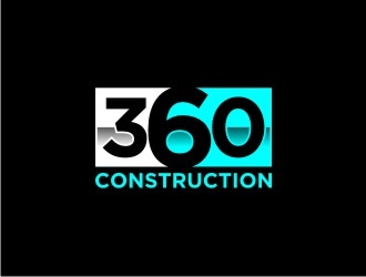 360 CONSTRUCTION logo design by bricton