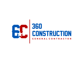 360 CONSTRUCTION logo design by Girly