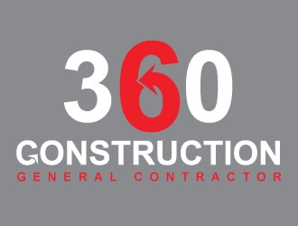 360 CONSTRUCTION logo design by Suvendu