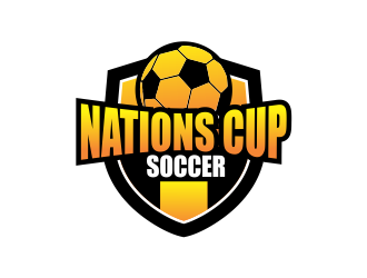 NATIONS CUP SOCCER logo design by Girly