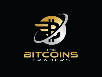THE BITCOINS TRADERS logo design by sanworks