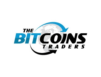 THE BITCOINS TRADERS logo design by sanworks