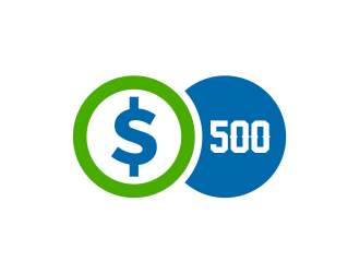 Dollar 500 logo design by Girly