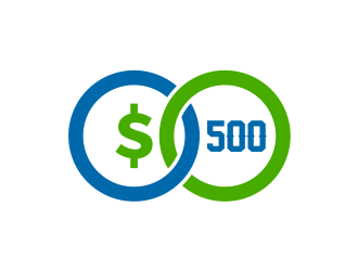 Dollar 500 logo design by Girly