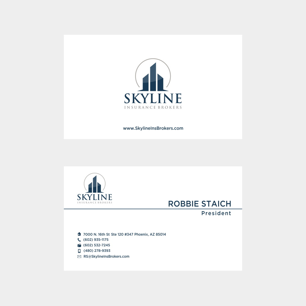 Skyline Insurance Brokers logo design by afra_art