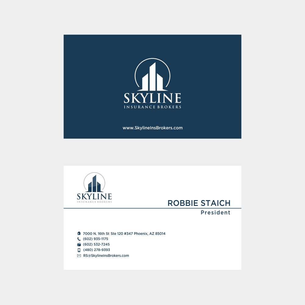 Skyline Insurance Brokers logo design by afra_art