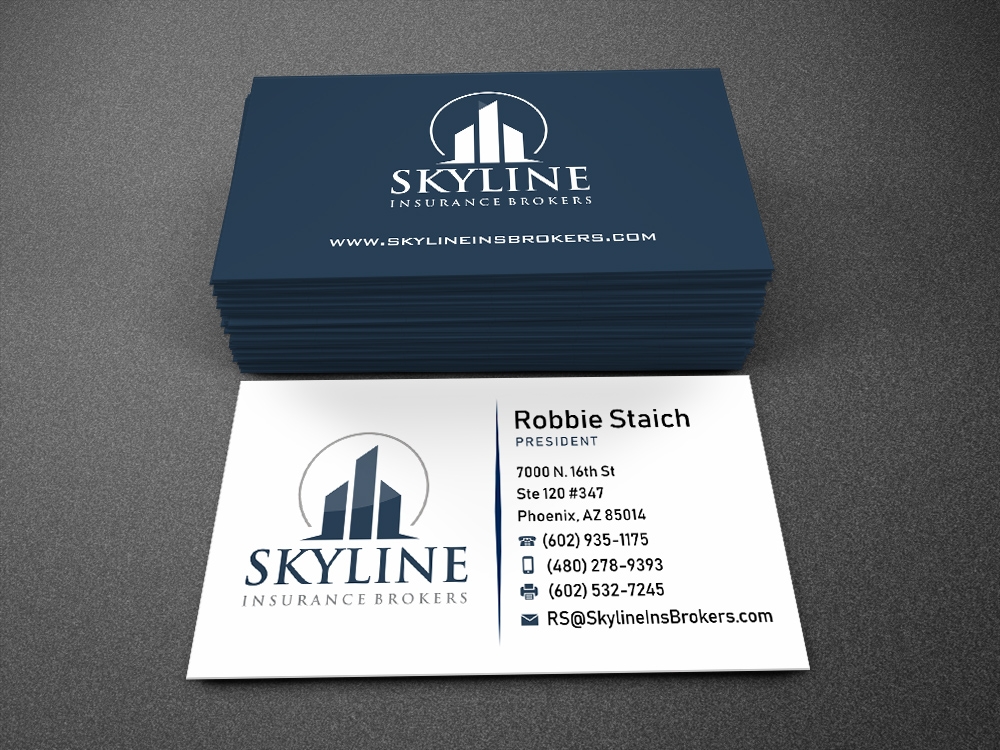 Skyline Insurance Brokers logo design by Al-fath