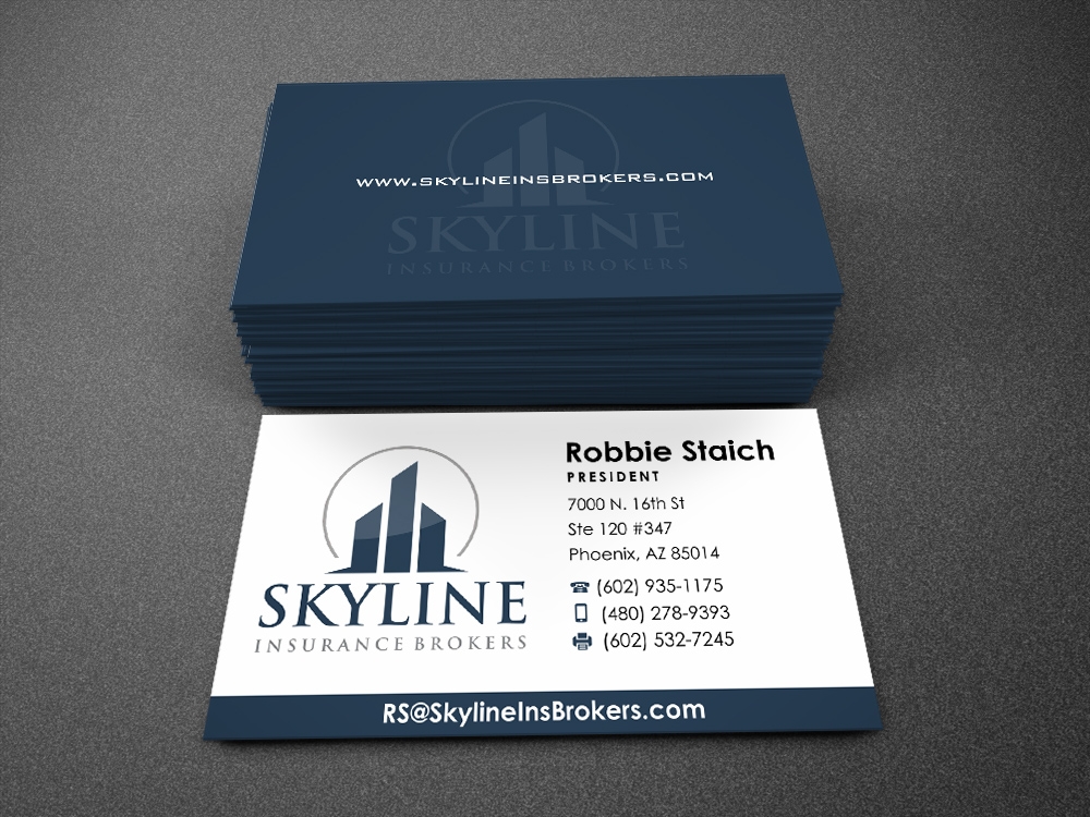Skyline Insurance Brokers logo design by Al-fath