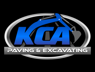 KCA Paving & Excavating logo design by ingepro