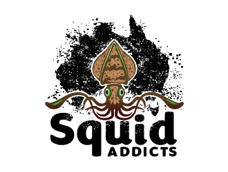 Squid Addicts logo design by josephope