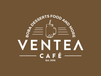 Ventea Cafe logo design by Mbezz