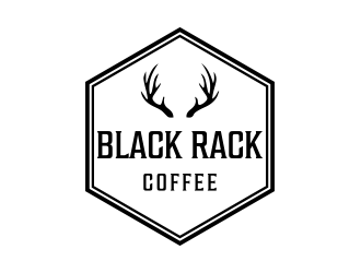 Black Rack Coffee  logo design by keylogo