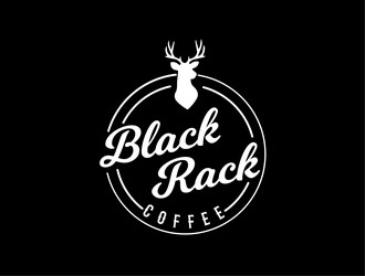 Black Rack Coffee  logo design by ksantirg