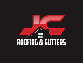 JC Roofing & Gutters logo design by YONK