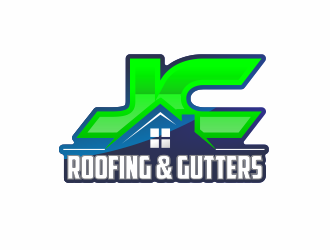 JC Roofing & Gutters logo design by YONK