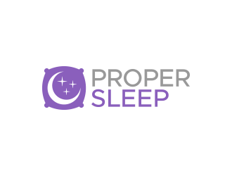 Proper Sleep logo design by lexipej