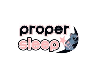 Proper Sleep logo design by bougalla005