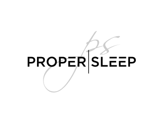 Proper Sleep logo design by rief
